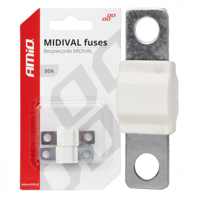 Auto MIDIVAL zekeringen 80A AMIO-03478