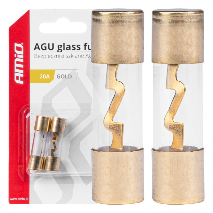 Auto AGU glaszekeringen 20A AMIO-03483