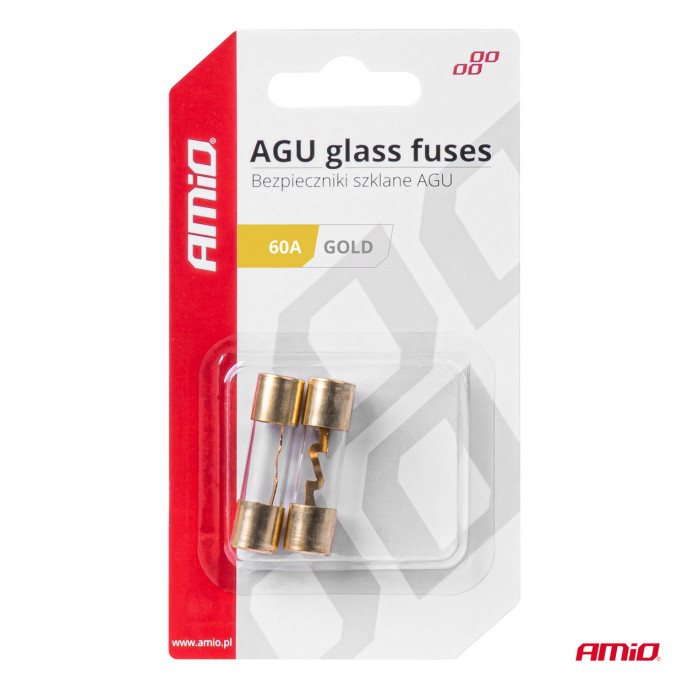 Auto AGU glaszekeringen 60A AMIO-03487