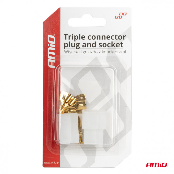 Stekker- en stopcontactset AMIO-03513