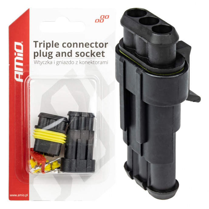 Stekker- en stopcontactset AMIO-03519