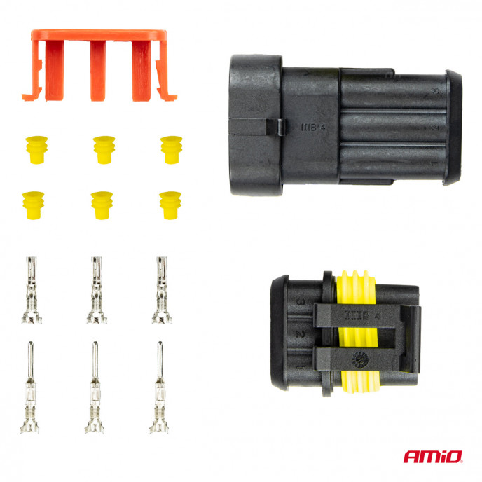 Stekker- en stopcontactset AMIO-03519