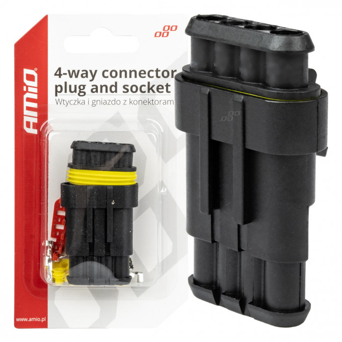 Stekker- en stopcontactset AMIO-03520
