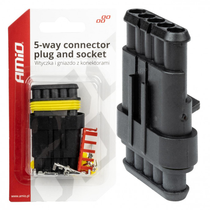 Stekker- en stopcontactset AMIO-03521