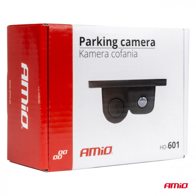 Achteruitrijcamera met parkeersensor en zoemer