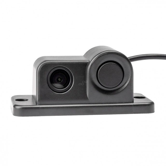 Achteruitrijcamera met parkeersensor en zoemer