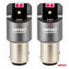 LED CANBUS PRO-serie BAY15D P21/5W 4x3030 SMD Rood 12/24V AMIO-03586