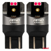 LED CANBUS PRO serie 7443 W21/5W 4x3030 SMD Rood 12/24V AMIO-03592