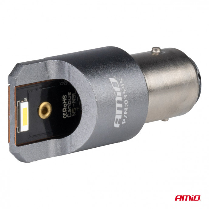 LED CANBUS PRO-serie BAY15D P21/5W 2x1860SMD Wit 12/24V FULL CANBUS AMIO-03595