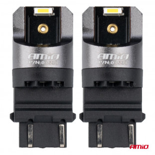 LED CANBUS PRO serie P27/7W 2x3157 SMD Wit 12V 24V AMIO-03598