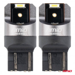 LED CANBUS PRO serie W21/5W 2x1860 SMD Wit 12V 24V AMIO-03601