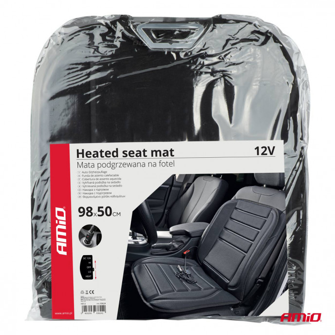 Verwarmde Zitmat 12V AMIO-03624