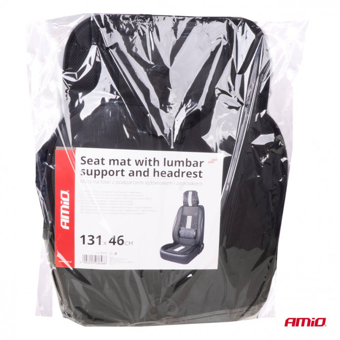 Zitmat met lendensteun en hoofdsteun AMIO-03648