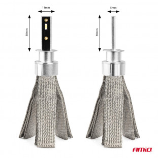 LED Koplampen FLEX+ Serie H1 canbus 6000K 12-24V AMIO-03655