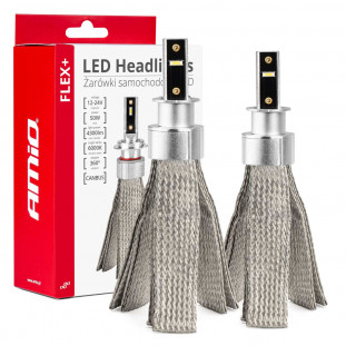 LED Koplampen FLEX+ Serie H3 canbus 6000K 12-24V AMIO-03656