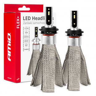 LED Koplampen FLEX+ Serie H7-6 canbus 6000K 12-24V AMIO-03662