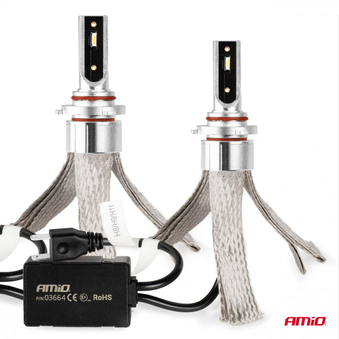 LED Koplampen FLEX+ Serie HB3 9005/HIR1 9011/H10 canbus 6000K 12-24V AMIO-03664