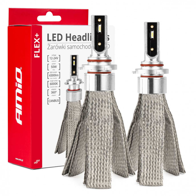 LED Koplampen FLEX+ Serie HB4 canbus 6000K 12-24V AMIO-03665