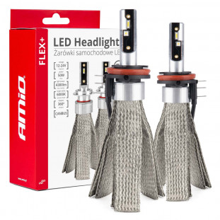 LED autolampen FLEX+ H15 6000K serie 12V 24V Canbus AMIO-03666