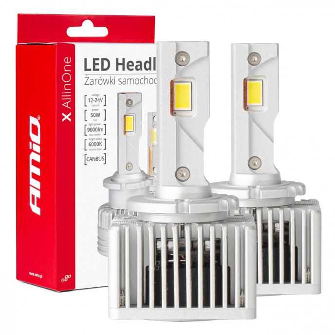 LED Koplampen X AllinOne Series D1S D3S D8S canbus 6000K AMIO-03669