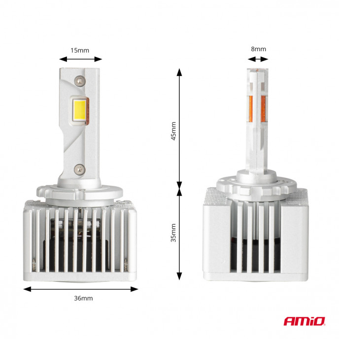 LED Koplampen X AllinOne Series D1S D3S D8S canbus 6000K AMIO-03669