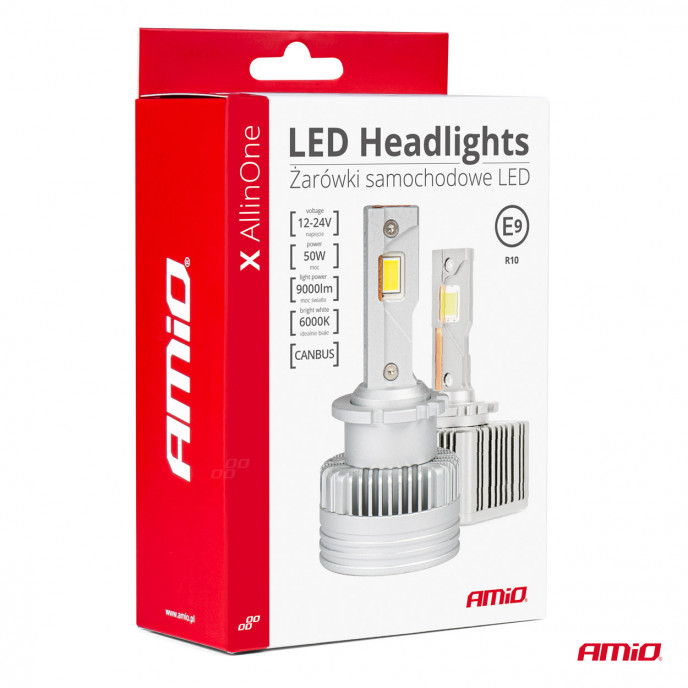 LED Koplampen X AllinOne Series D1S D3S D8S canbus 6000K AMIO-03669