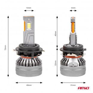 LED-koplampen HP-serie H7-6 Canbus AMiO-03676