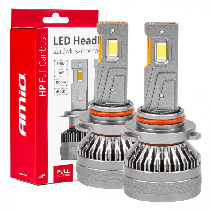 LED-koplampen HP-serie HB3 9005/HIR1 9011/H10 Canbus AMiO-03678