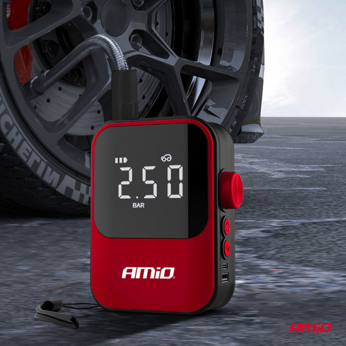 Draadloze luchtcompressor AMIO-03690