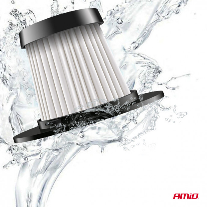 Autostofzuiger 12V 60W HEPA 5kPa AMIO-03691