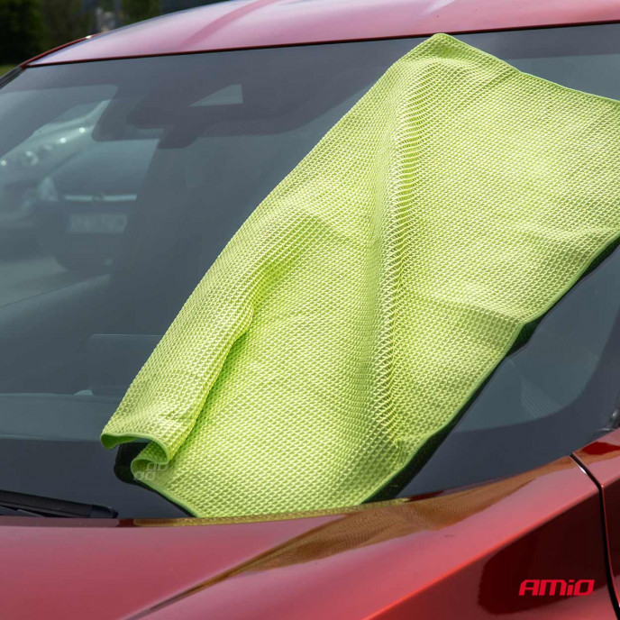 Microvezel poetsdoek voor grove onzuiverheden 40x60cm 280g AMIO-03735