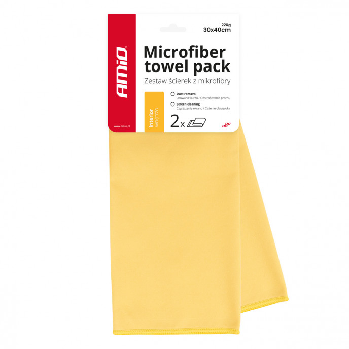 Interieur microvezeldoek 30x40cm 220g AMIO-03745