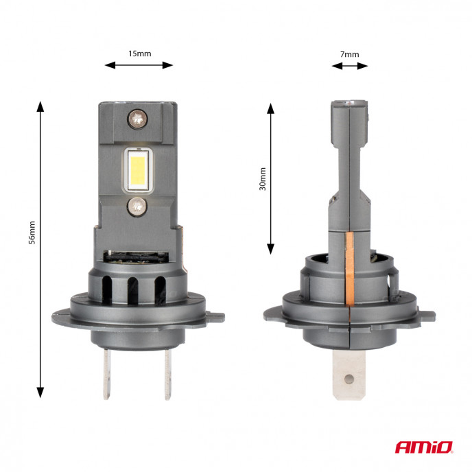 LED Koplampen X4-serie AVIATOR H7/H18 6500K max 44W AMIO-03764