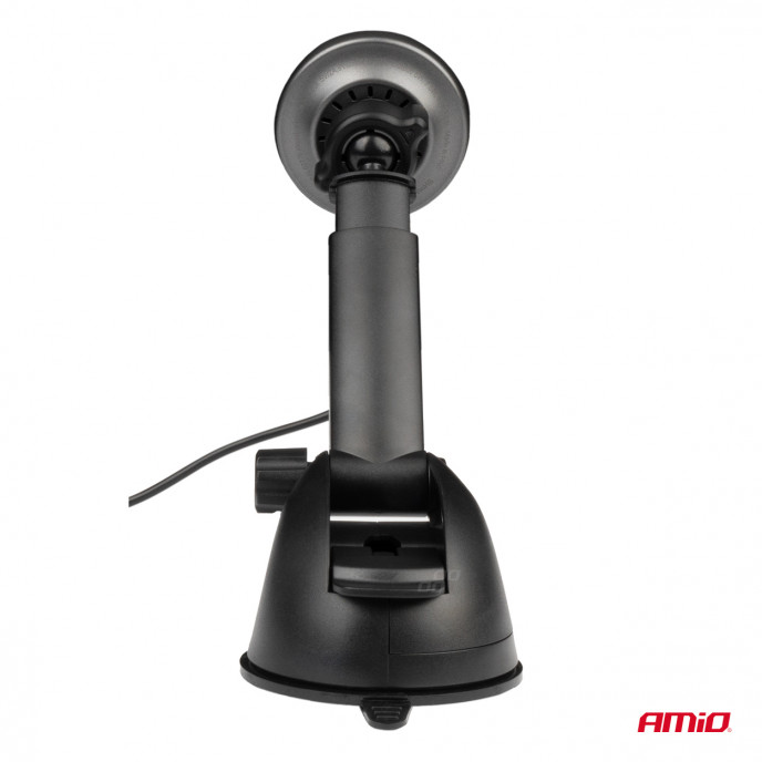 Zuignap Telefoonhouder met Draadloze Oplader 15W AMIO-03776