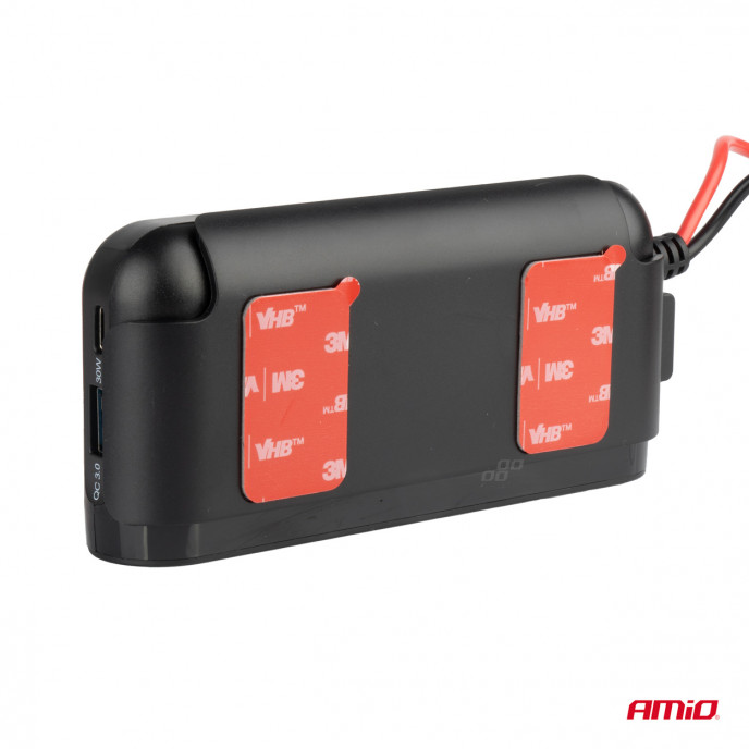 Stopcontact met voltmeter AMIO-03782