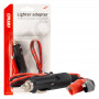 Aanstekeradapter met krokodillenuitgang 12V 24V 60cm AMIO-03802