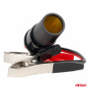 Krokodiladapter voor sigarettenaansteker 12V 24V 15cm AMIO-03803