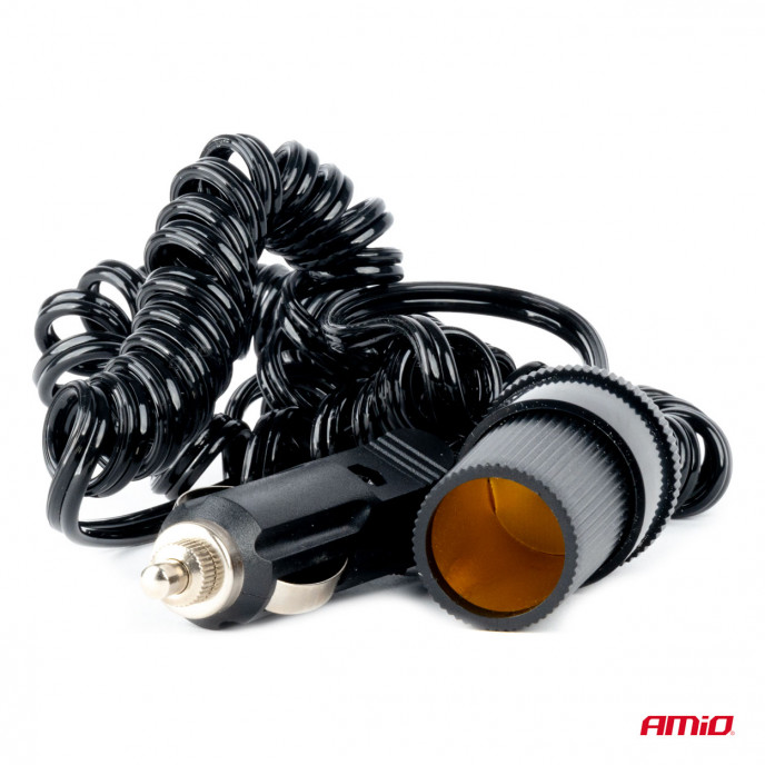 Aansteker stopcontact voor auto 12V 24V 300cm AMIO-03805