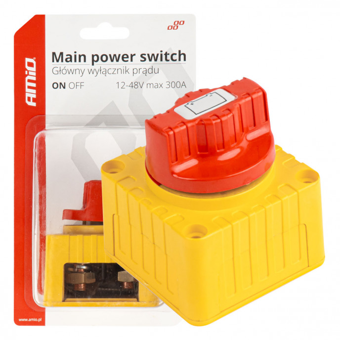 Hoofdschakelaar 12-48V max.300A AMIO-03839