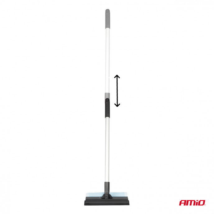 Aluminium Raamwisserreiniger 20cm kop 59/100cm AMIO-03855