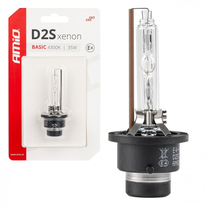 Xenon lamp type D2S 35W 4300K AMiO BASIC blister AMIO-03860