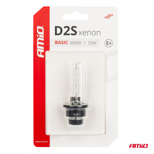 Xenon lamp type D2S 35W 6000K AMiO BASIC blister AMIO-03861