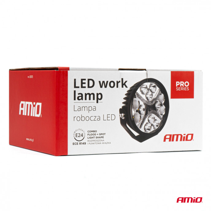 LED werklamp PRO-serie, 7200 lumen, 6000K wit, afm. 140x140x61mm 