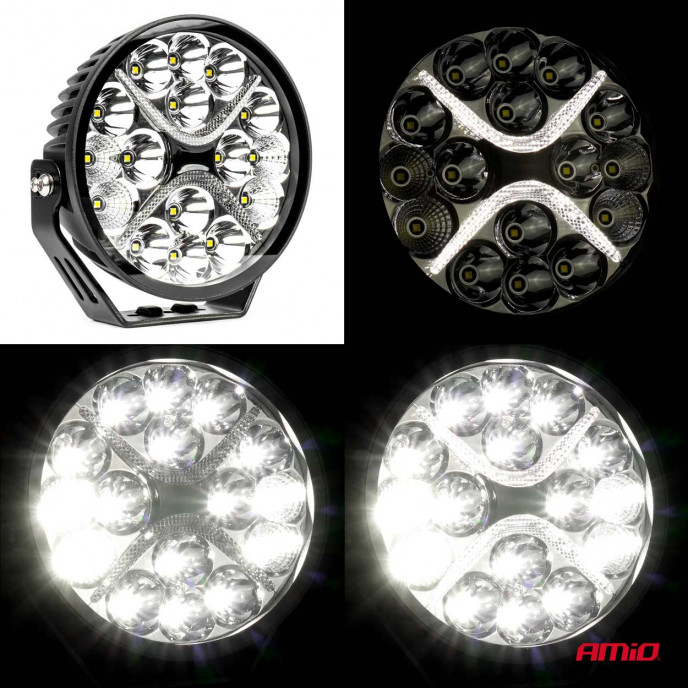 LED werklamp PRO-serie, 9600 lumen, 6000K wit, afm. 178x178x65mm 