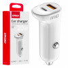 Autolader USB-A+ USB-C 20W 12/24V AMiO-03875