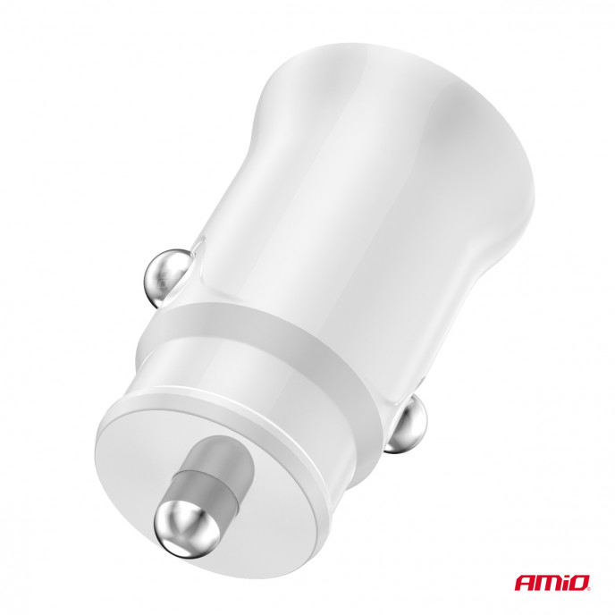 Autolader USB-C 20W 12/24V AMiO-03876