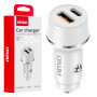 Autolader USB-A + USB-C 20W 12/24V AMiO-03878