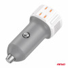 Autolader USB-A + USB-C 20W 12/24V AMiO-03882