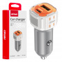 Autolader USB-A + USB-C 38W 12/24V AMiO-03883