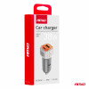 Autolader USB-A + USB-C 38W 12/24V AMiO-03883